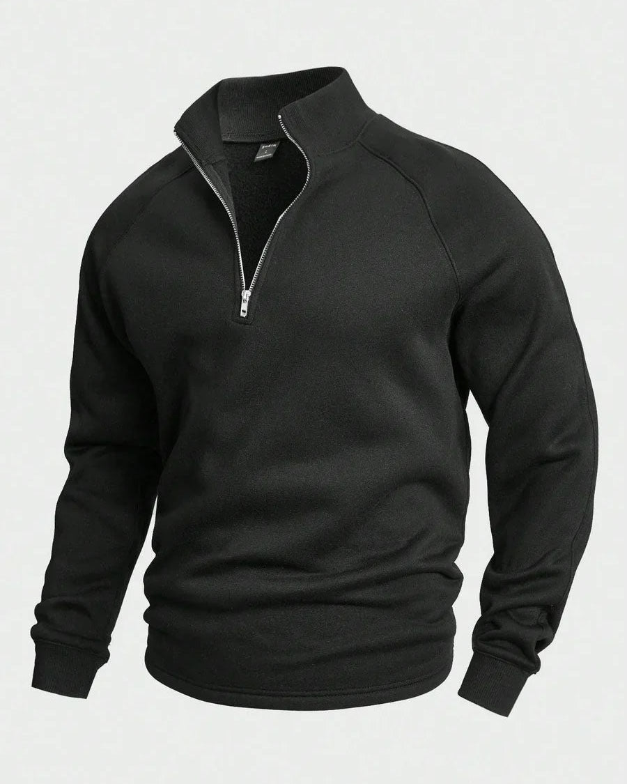 Thomas - Comfortabele Half Zip Trui