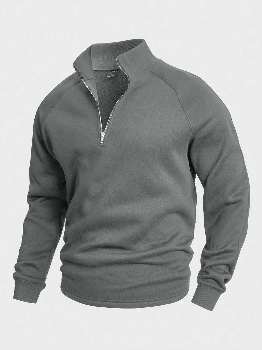 Thomas - Comfortabele Half Zip Trui