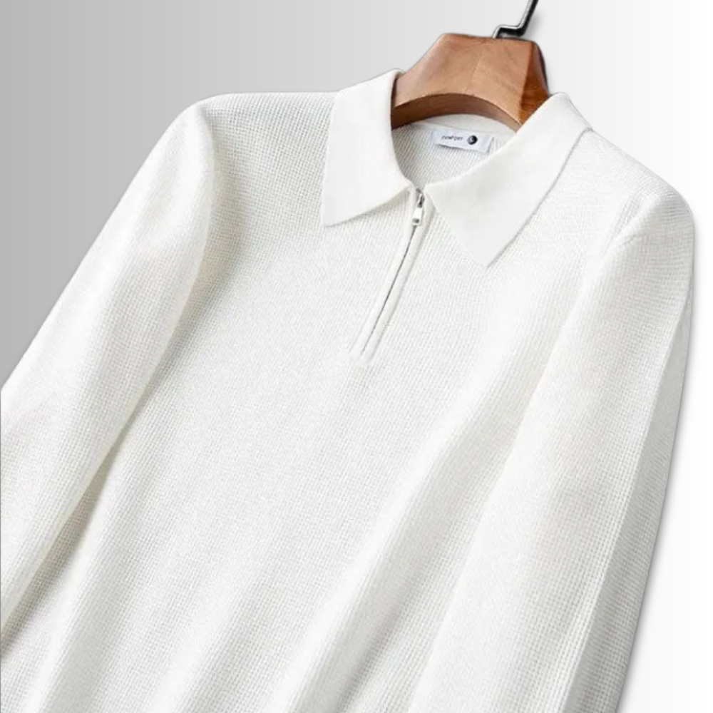 Marbella - Comfortabele Half Zip Polo