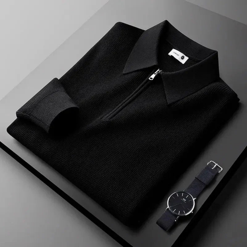 Marbella - Comfortabele Half Zip Polo