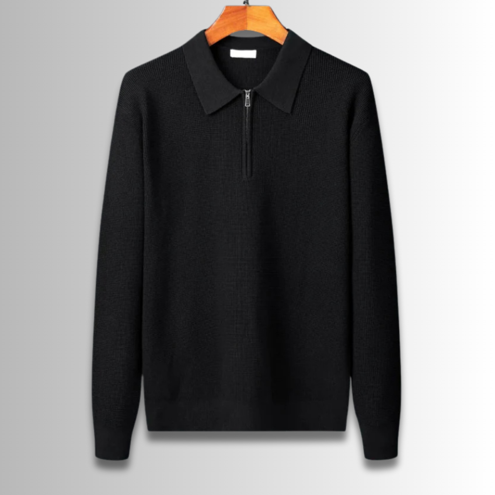 Marbella - Comfortabele Half Zip Polo