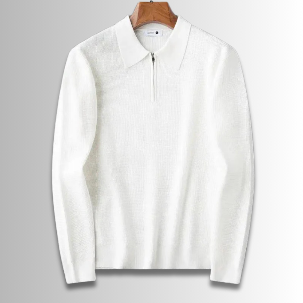 Marbella - Comfortabele Half Zip Polo