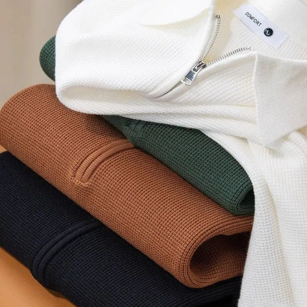 Marbella - Comfortabele Half Zip Polo