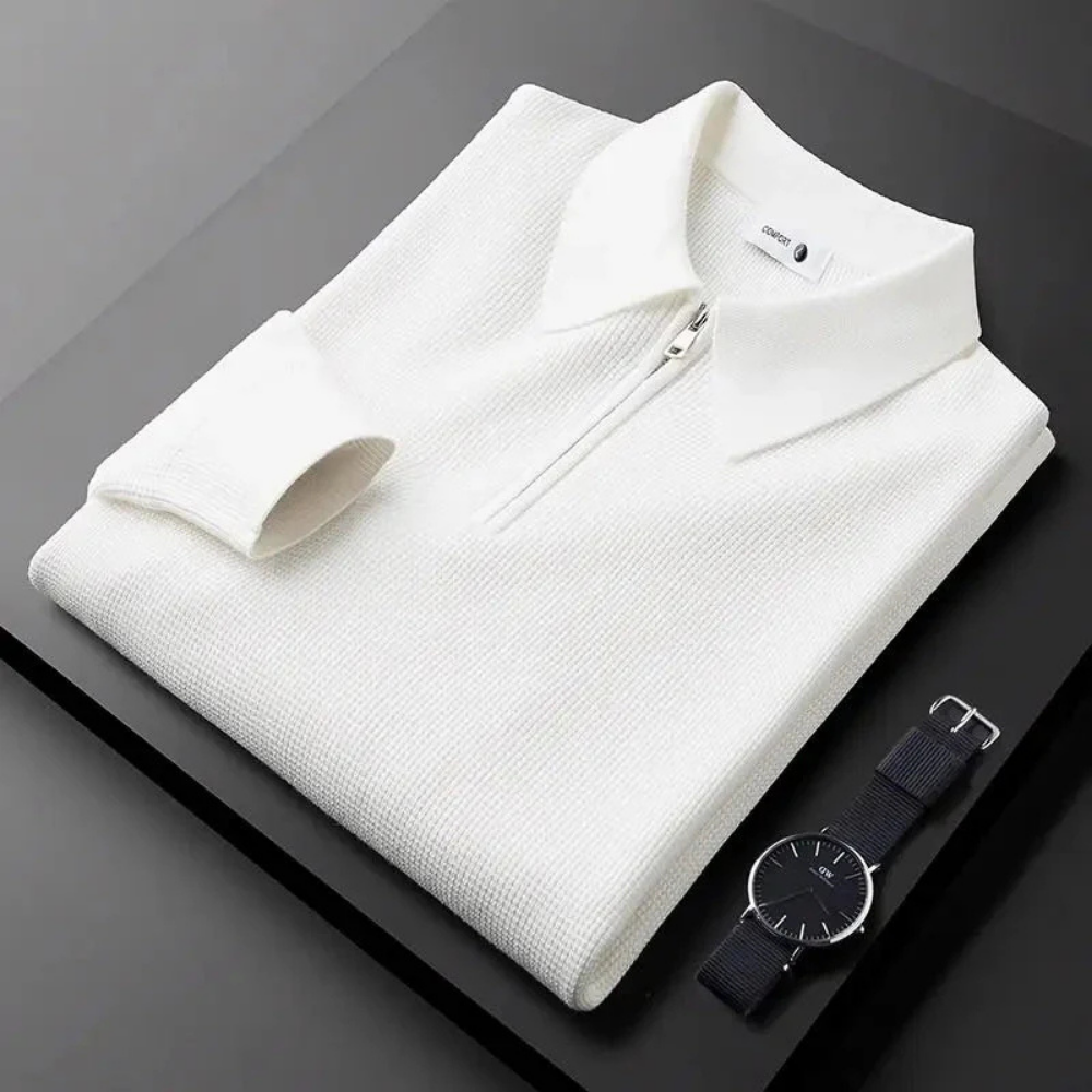 Marbella - Comfortabele Half Zip Polo