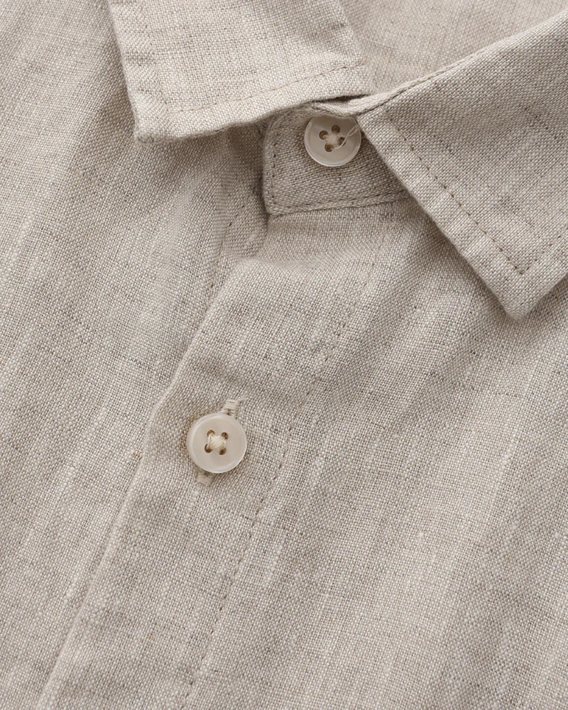 Linnen Luxe - Linnen Shirt (Korte Mouwen)