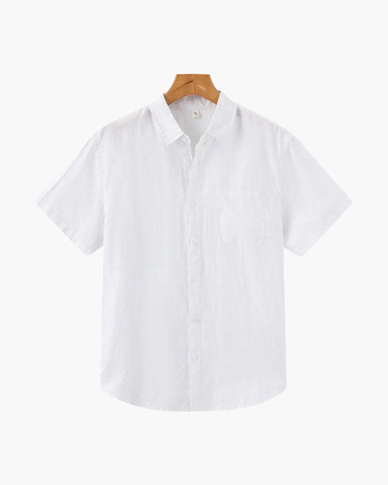 Linnen Luxe - Linnen Shirt (Korte Mouwen)
