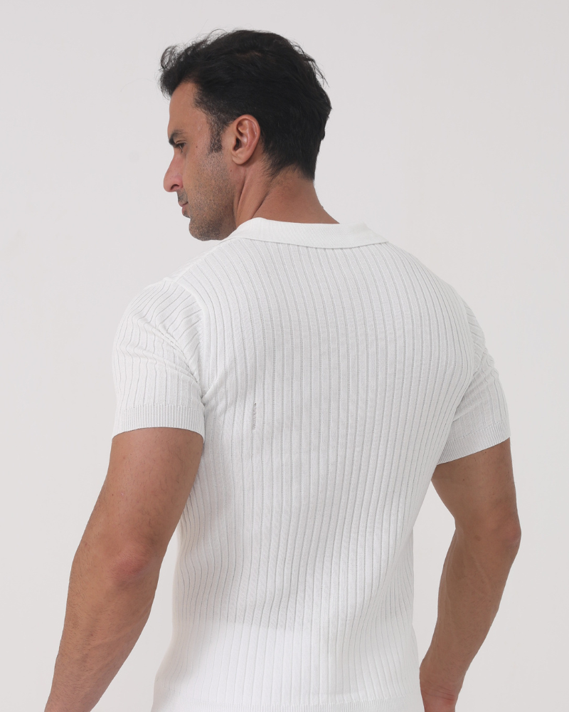 Capri Casual - Geribbelde Polo