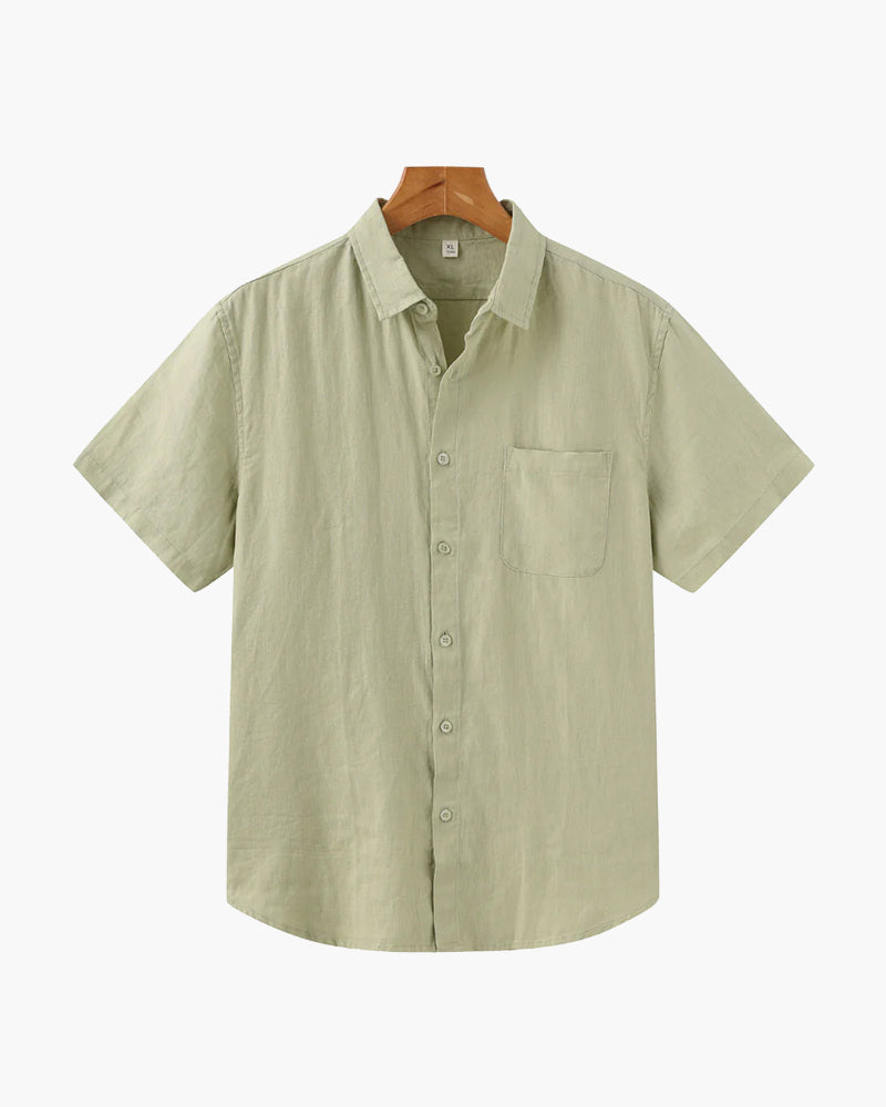 Linnen Luxe - Linnen Shirt (Korte Mouwen)