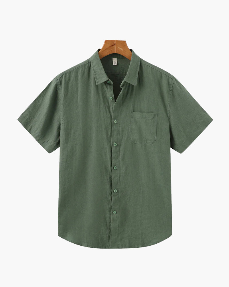 Linnen Luxe - Linnen Shirt (Korte Mouwen)