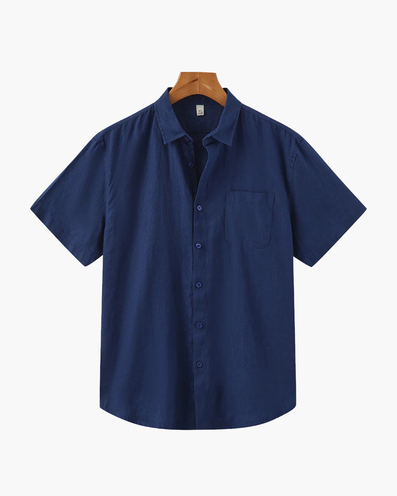 Linnen Luxe - Linnen Shirt (Korte Mouwen)