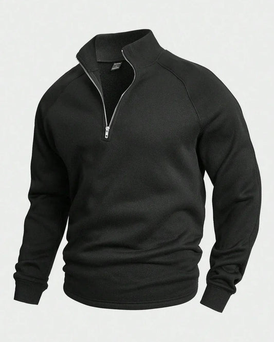Thomas - Comfortabele Half Zip Trui