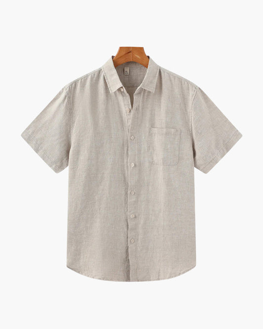 Linnen Luxe - Linnen Shirt (Korte Mouwen)