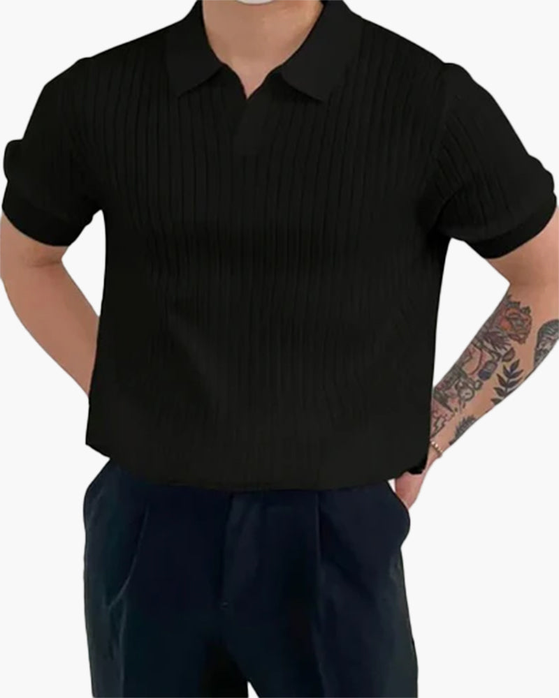 Capri Casual - Geribbelde Polo