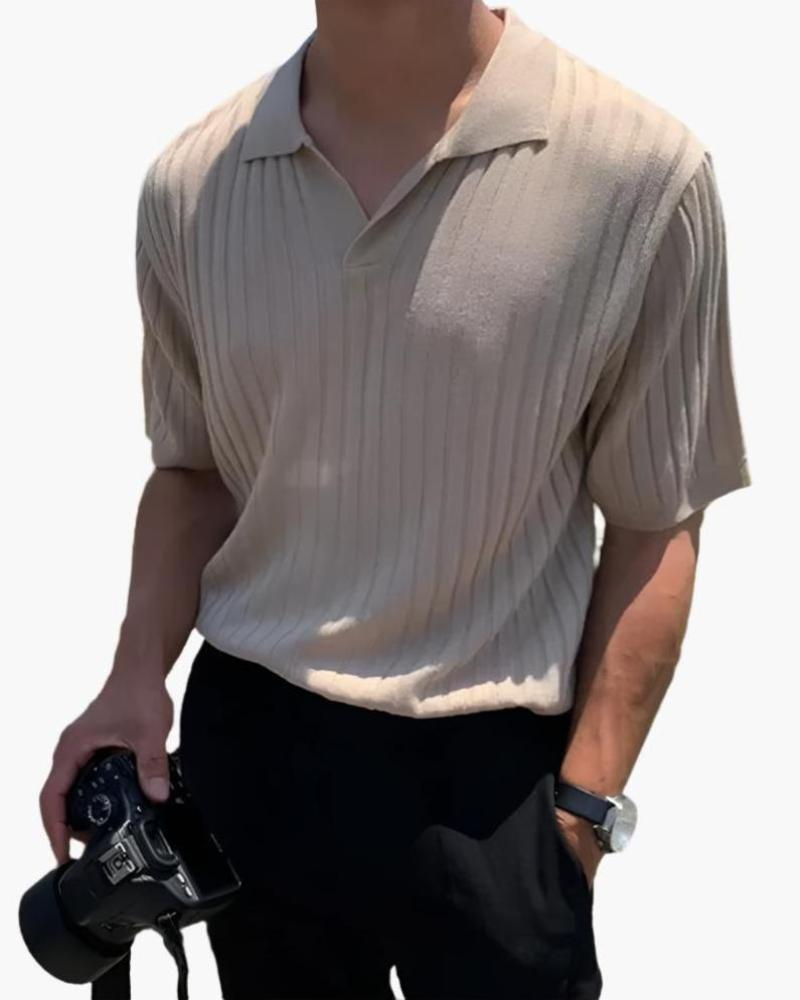 Capri Casual - Geribbelde Polo