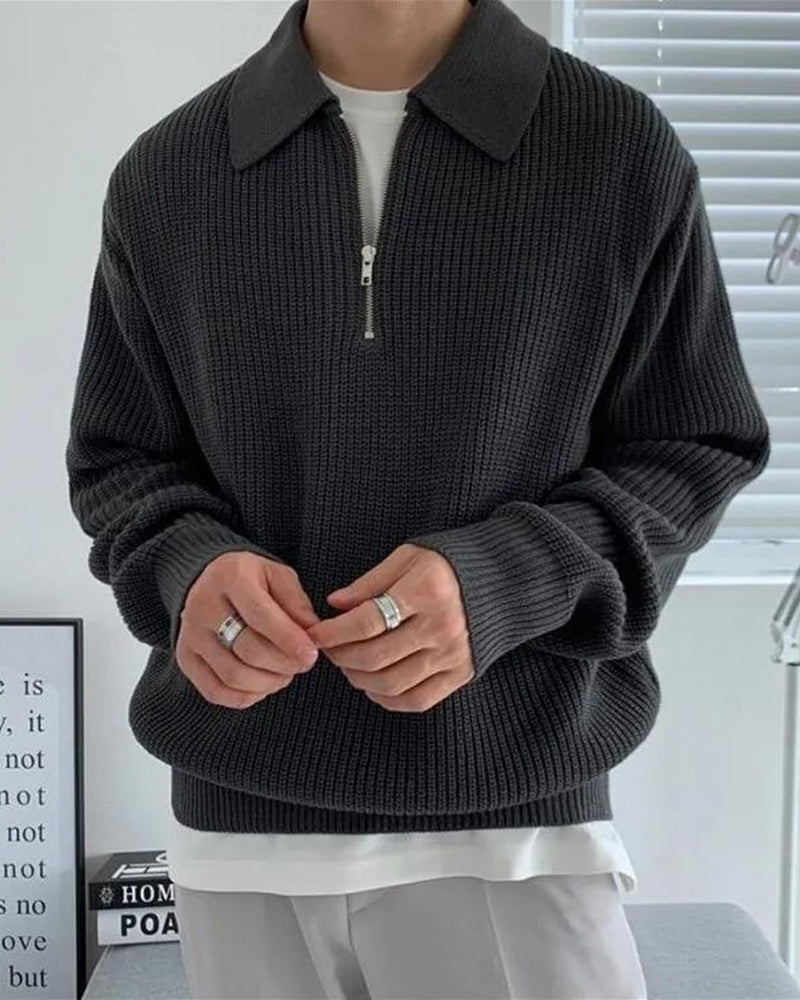 Cesare Half Zip - Trui