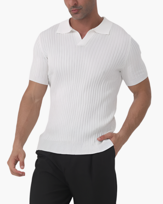 Capri Casual - Geribbelde Polo